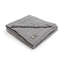 Soft 100% Merino Wool Knit Throw