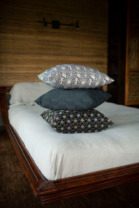 Kyoto Japan Cotton Pillow Dark Teal - JG Switzer