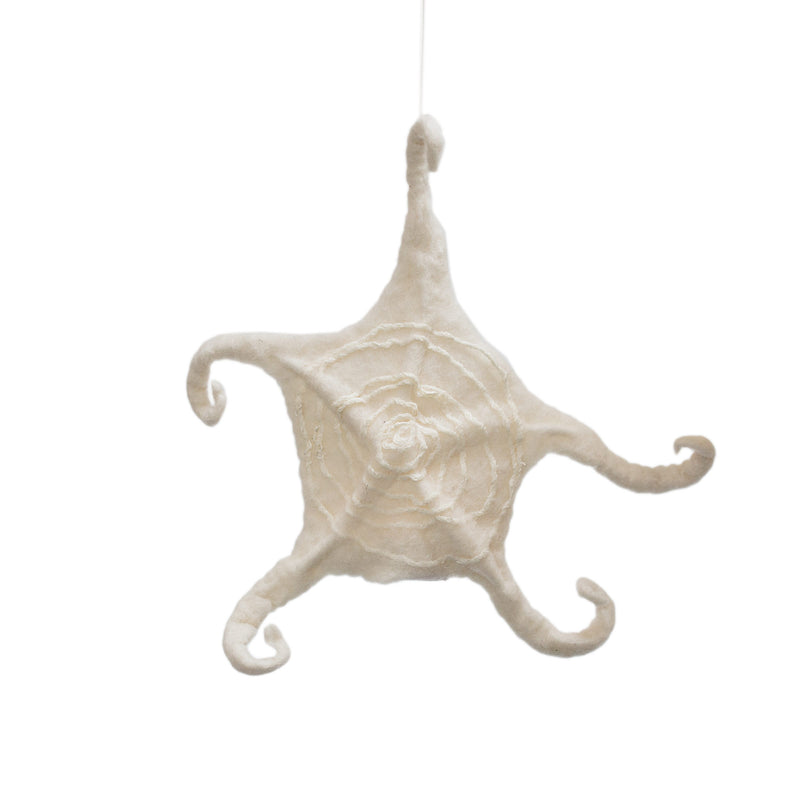 Felted Wool Starfish Lamp - Small