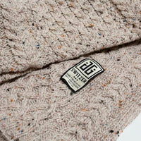 Merino Wool Cable Knit All Year 'Round Throw