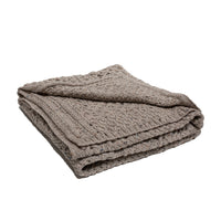 Merino Wool Cable Knit All Year 'Round Throw