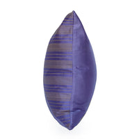 Lotus Flower Silk Pillow - Purple Triangle - JG Switzer