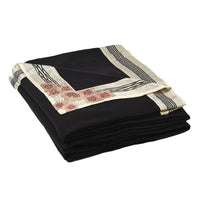 Now Voyager Lambswool/Cashmere Silk Border Blanket