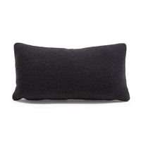 Abstract Black and White Wool Pillow - Lumbar