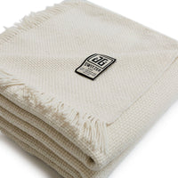 Baby Alpaca Throw - White