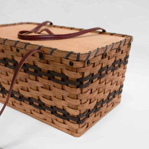 Large Classic Picnic Basket - with Utensils, Tumblers & Plates