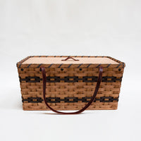 Large Classic Picnic Basket - with Utensils, Tumblers & Plates