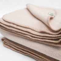 The Portia Throw - Cashmere Blend in Champagne