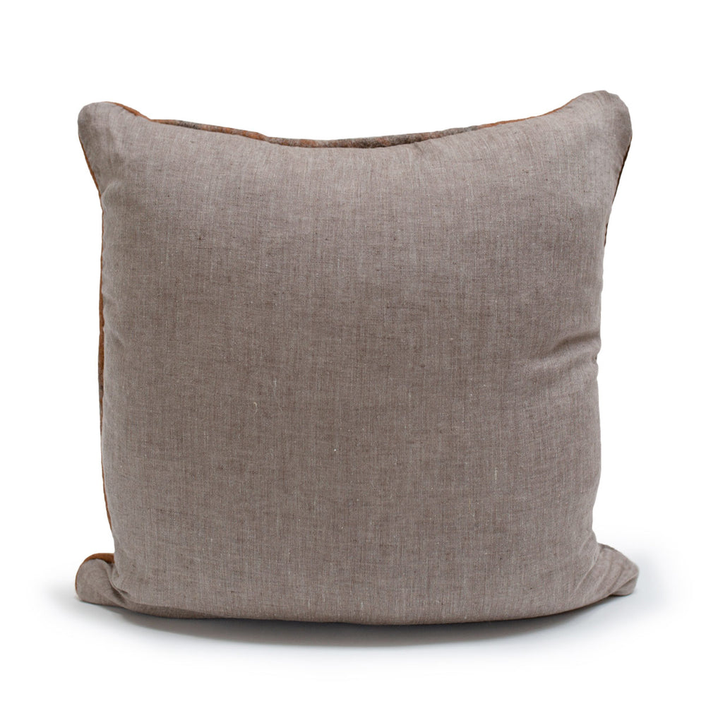 
                      
                        Redwood Rust & Grey Felted Wool Pillow
                      
                    