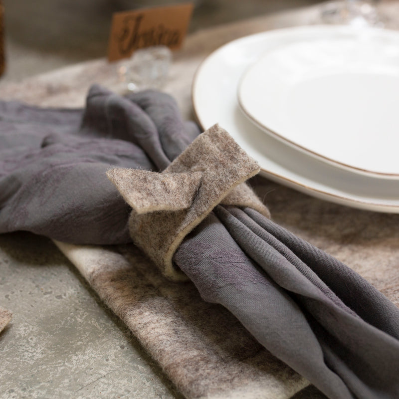 Felted Wool Napkin Rings