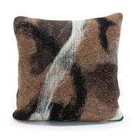 Tahoe Wool Pillow With Black Ribbon