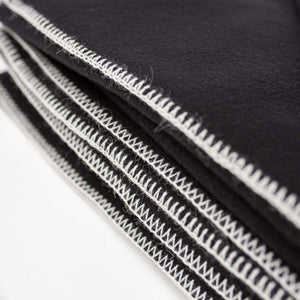 The JG Classic Blanket - Cashmere Blend in Black